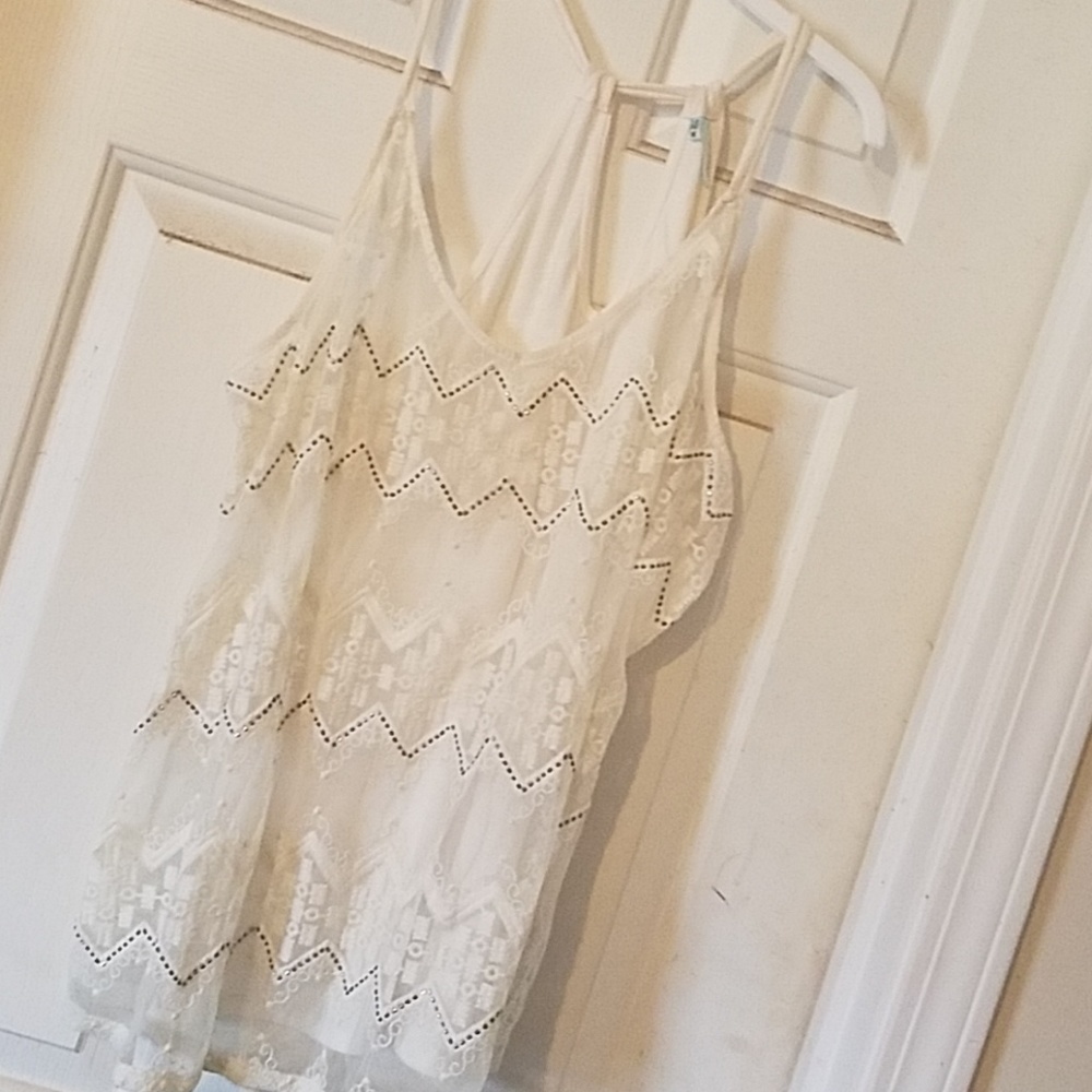 Beaded Lace Tank